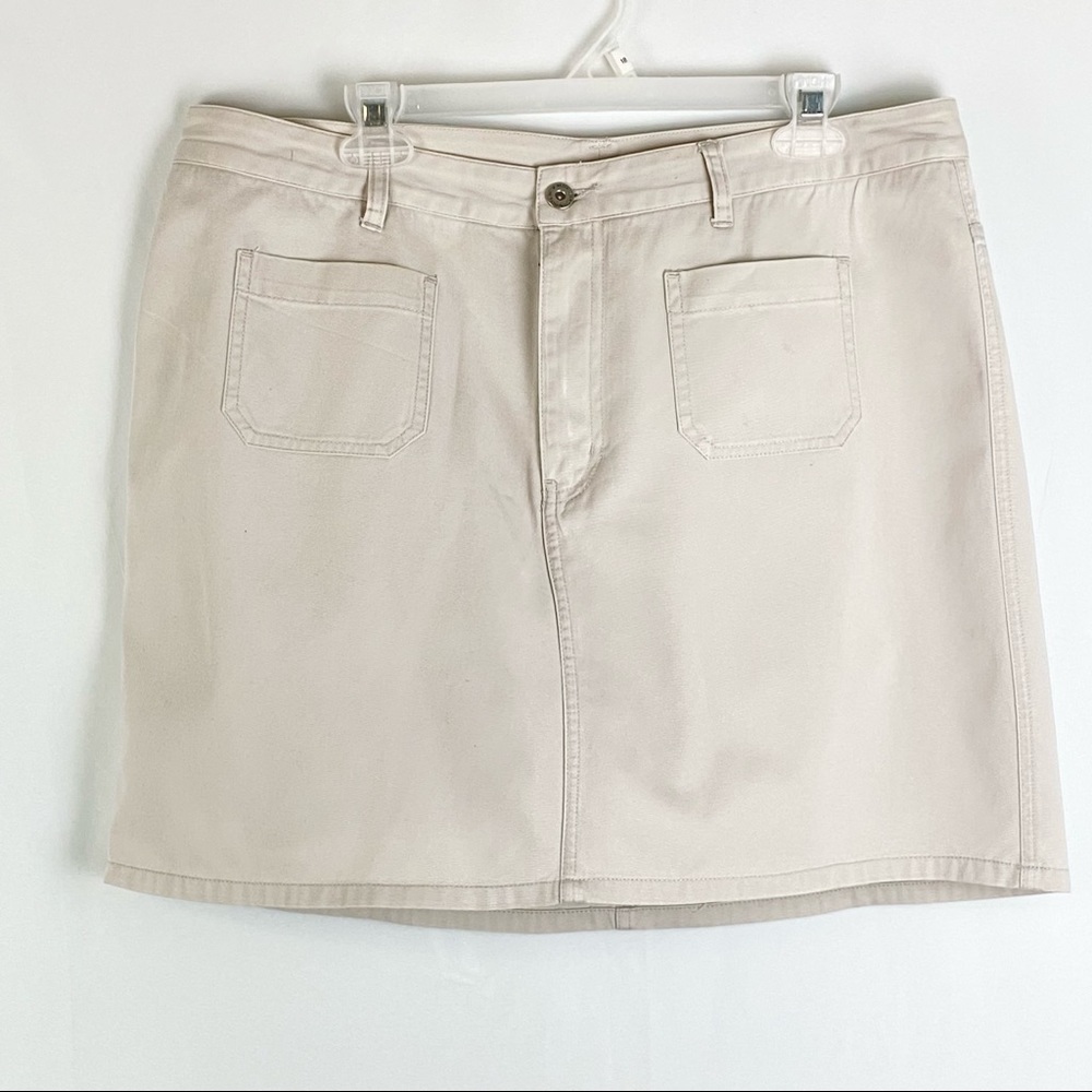 Venezia Jeans Clothing Co Khaki Color Size 16 Skort